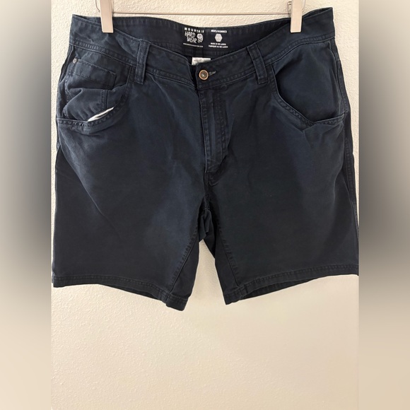 Mountain Hardwear Other - Mountain Hardwear Black Canvas Outdoor Hiking Shorts Men’s Size 36/10